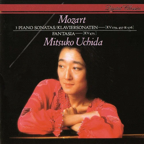 Mozart - 3 Piano Sonatas KV 279, 457 & 576; Fantasia KV 475 (Mitsuko Uchida) (1985)