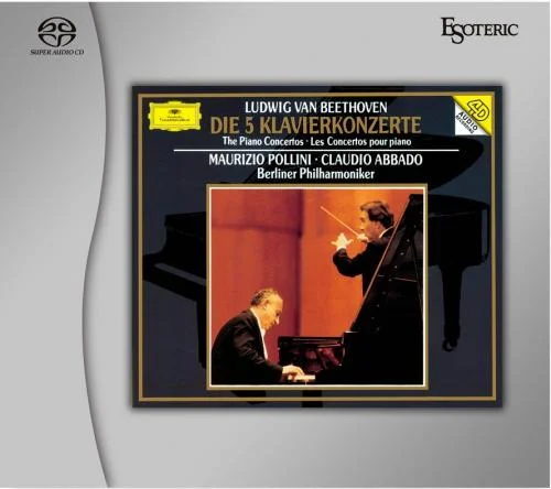Beethoven: The Piano Concertos - Maurizio Pollini, Berliner Philharmoniker, Claudio Abbado (1994/2021)