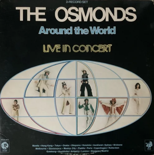 The Osmonds – Around The World - Live In Concert (1975)