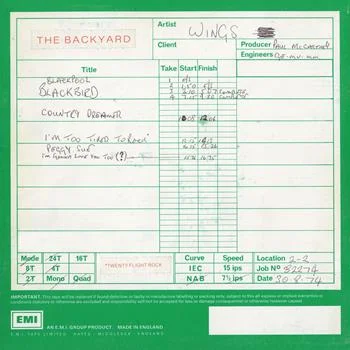 Paul McCartney - One Hand Clapping - The Backyard [One Hand Clapping Sessions, EP, 24Bit, Hi-Res] (2024) FLAC